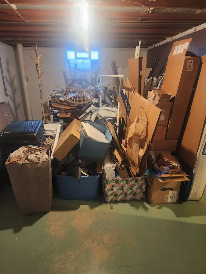 Roll-off dumpster container at job site for Construction Dumpster Rental in West Newbury